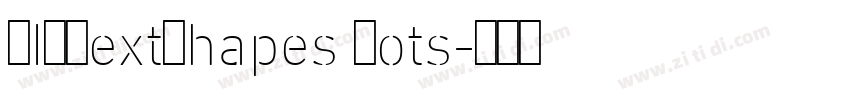 DINNextShapes Dots字体转换